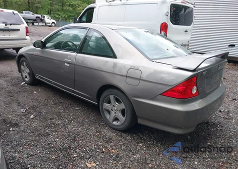 2005 Honda Civic Ex z USA, uszkodzony, nr VIN 1HGEM21975L017615